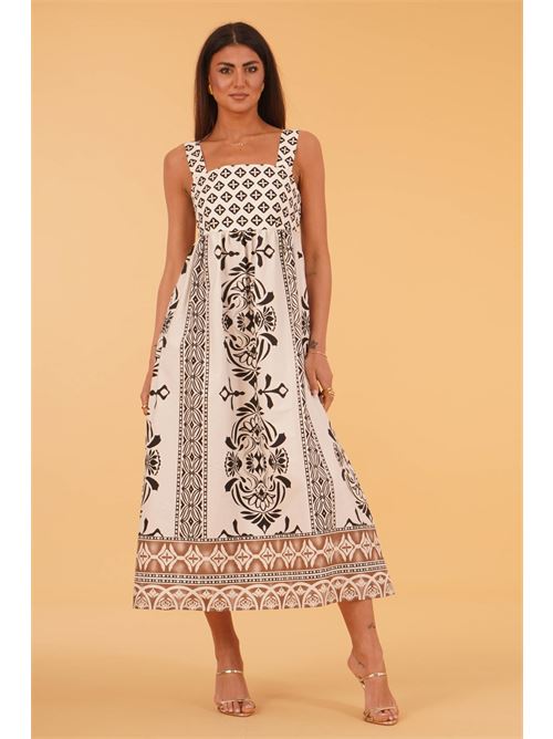Abito in cotone fantasia THE  ABITO | AB56PSFANTASIA